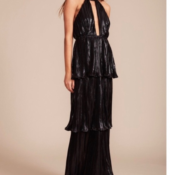 Nasty Gal Midnight Kiss tiered ruffle maxi dress - Picture 2 of 6